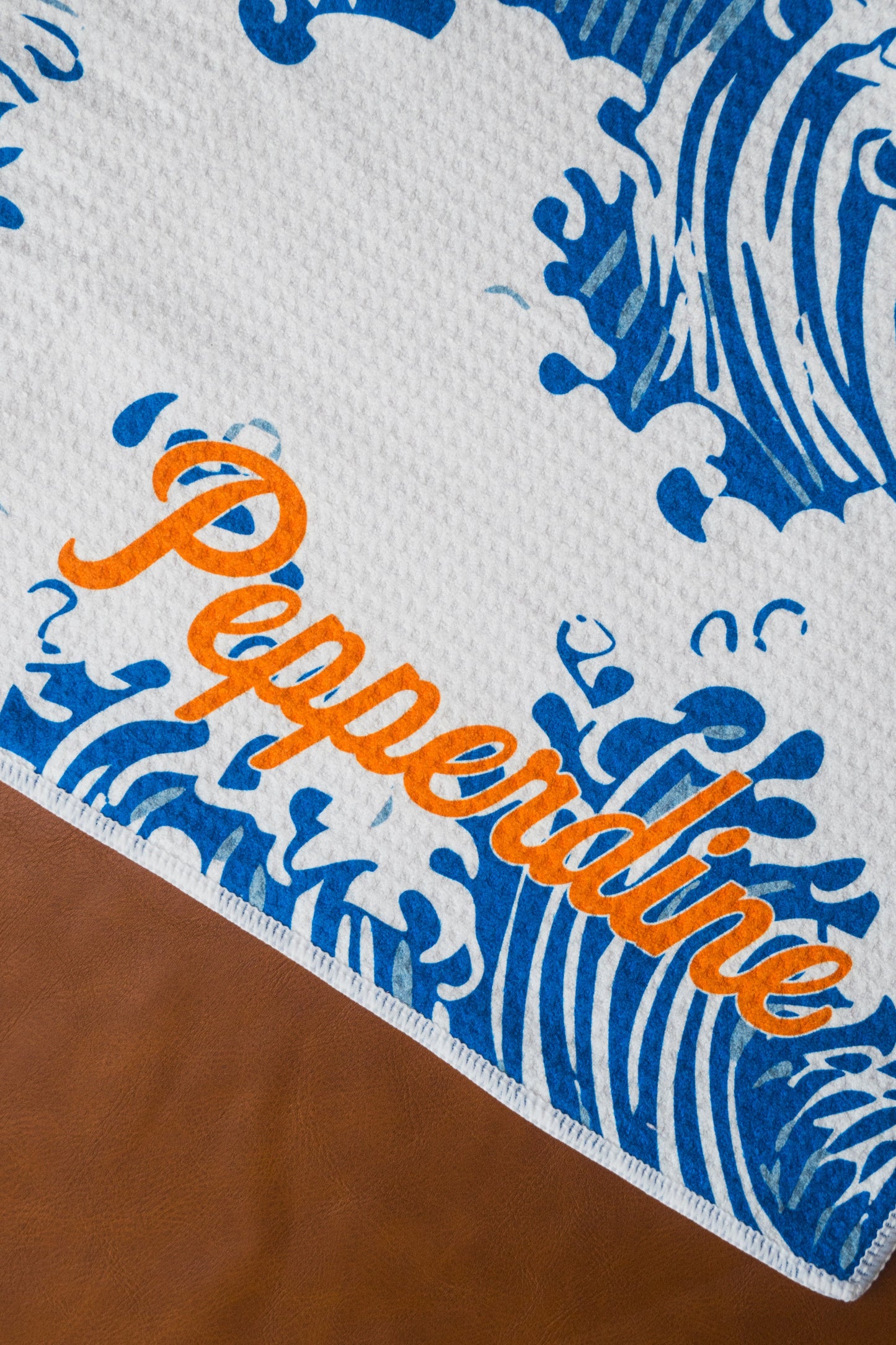 Rolling Waves Waffle Towel